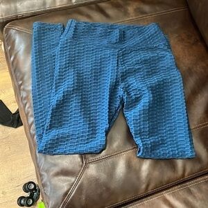 Waffle print butt lifting leggings​​​​​​​​​​